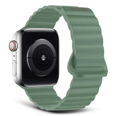 Decoded Silicone Traction Loop Strap Lite - Apple Watch 42/44/45/49mm - Sage Leaf Green