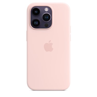 Apple Silicome Case + MS - iPhone 14 Pro - Chalk Pink
