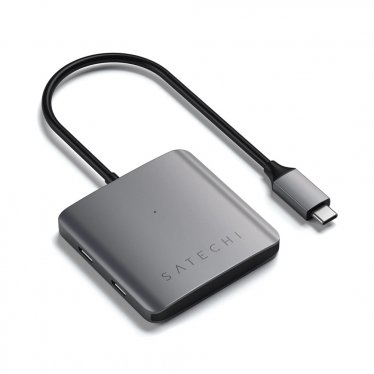 Satechi Aluminum 4 Port USB-C Hub - Space Grey