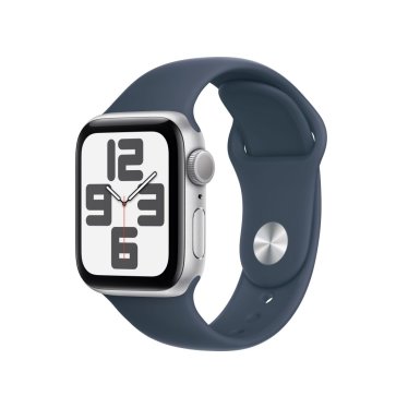 [Open Box] Apple Watch SE  - 40mm - Silver - Storm Blue - Sport Band - M/L (150-200mm)