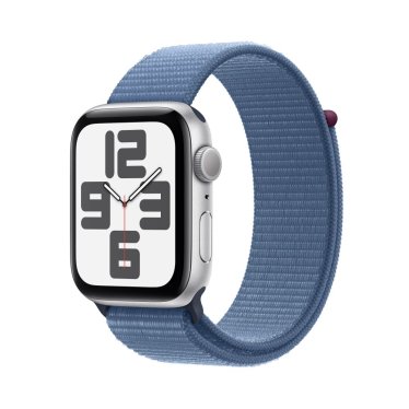 Apple Watch SE  - 44mm - Silver - Winter Blue - Sport Loop -  (145-220mm)