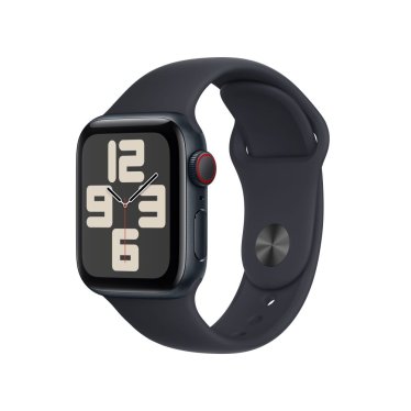 Apple Watch SE + Cellular  - 40mm - Midnight - Midnight - Sport Band - S/M (130-180mm)