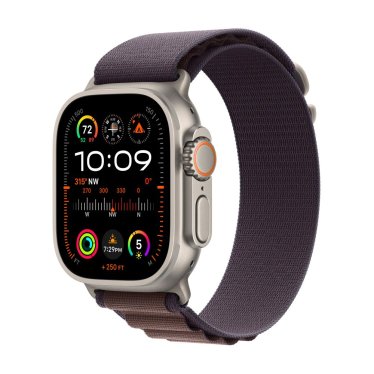 Apple Watch Ultra 2  - 49mm Titanium - Indigo - Alpine Loop - L (165-210mm)
