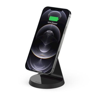 BELKIN Magnetic Wireless Charger Stand - With PSU - Black