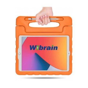Wibrain Protector Case (incl Stylus&ScreenCover) - iPad 10.2" - Orange