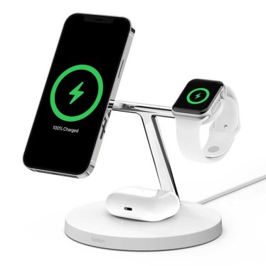 Belkin Pro MagSafe 3-in-1 Wireless Charger - V2 - White