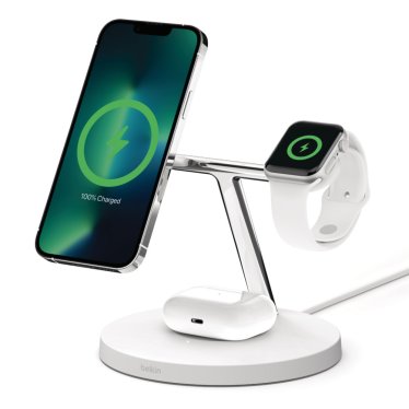 @Belkin Pro MagSafe 3-in-1 Wireless Charger - White