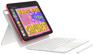 Afbeelding van iPad, Magic Keyboard Folio en Apple Pencil