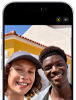 iPhone 17, voorkant, feature Middelpunt voor foto’s wordt gebruikt